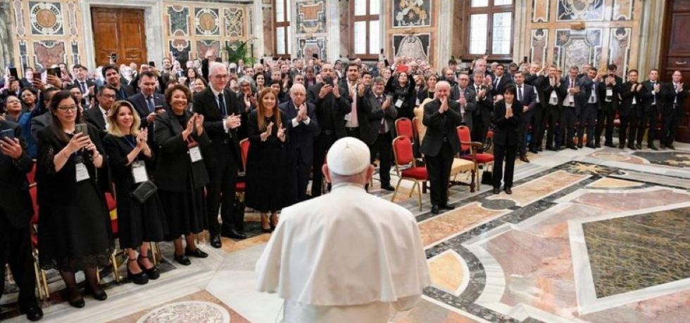 El Papa Francisco recibió a las Universidades de la Red para el Cuidado de la Casa Común
