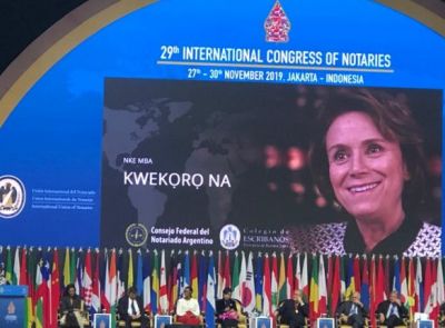 Cristina Armella es la nueva presidenta de la Unión Internacional del Notariado